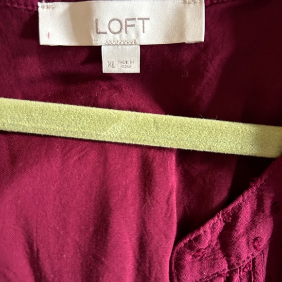 Ann Taylor Loft Button Front Maxi - Picture 2 of 2